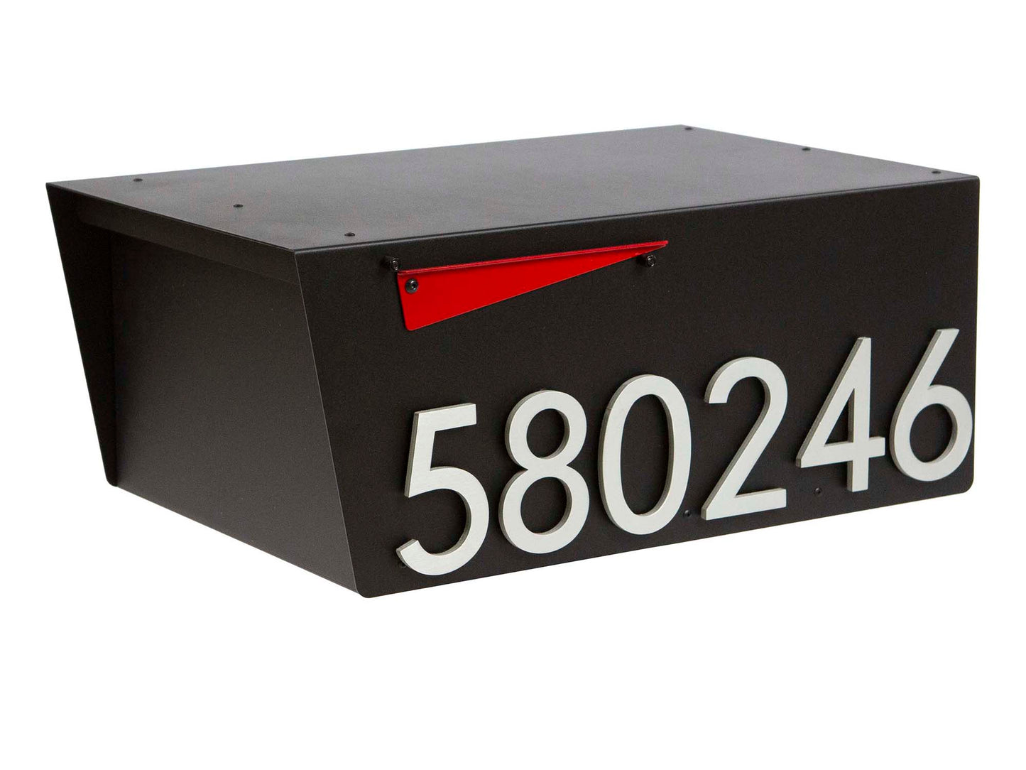 Extra Wide Mailbox, Post-Mounted Modern Design #HC120