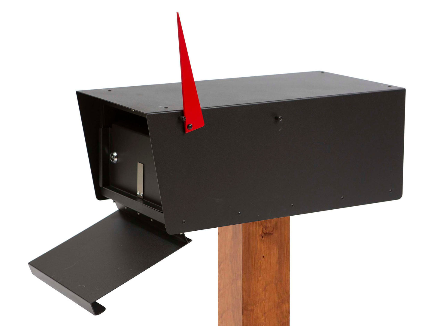 Lockable Small Mailbox, Post-Mounted Secure Design #HC139